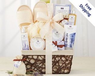 A Day Off Gift Basket<b><br>FREE SHIPPING! from Flowers All Over.com 