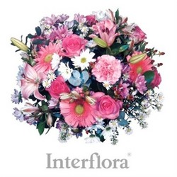 Mixed Bouquet (No Vase)<br> Pink Flowers 