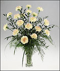 White Carnation Vase of Innocence