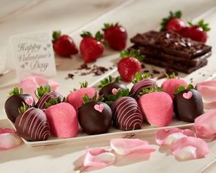 EARLY BIRD SPECIAL<br><b>Chocolate Dipped Strawberries<b> from Flowers All Over.com 