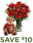 /images/WEBF419_SAVE10lg.jpg Red Roses<br> Bear & Vase<br>Courier Delivered