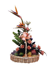 Indonesia- Fruit and Flower Basket