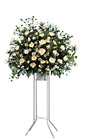 Japan- White Funeral Standing Arrangement