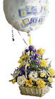 Baby Boy Bouquet with Balloons