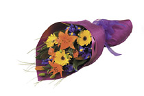 Roll Wrapped Cut Flowers