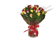 Bouquet Mixed Colored Roses