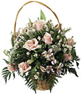 Turkmenistan-Pink Rose Basket
