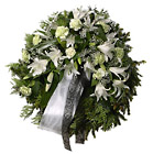 Lithuania-Wreath with Ribbon