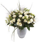 Belgium- Bouquet of White Roses
