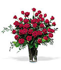 Three Dozen Long Stem Red Roses