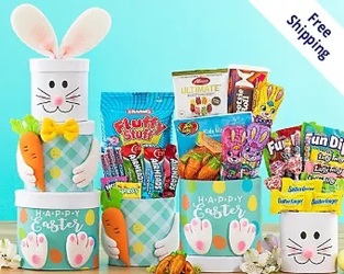 Easter Bunny Tower<br><b>FREE GROUND SHIPPING! from Flowers All Over.com 