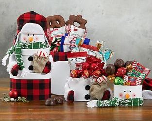 Snowman Tower<br><B>Free Ground Shipping from Flowers All Over.com 