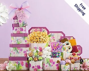 Springtime Tower<br><b>FREE GROUND SHIPPING! from Flowers All Over.com