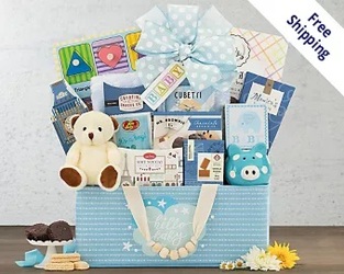 Bundle of Joy - Blue<br><b>FREE GROUND SHIPPING! from Flowers All Over.com 