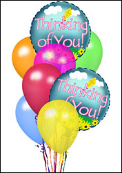 Thinking of You Balloons<b> from Flowers All Over.com 