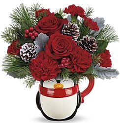 Send a Hug Bouquet <B>North Pole Penguin
