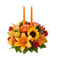 Giving Thanks Centerpiece<br><b>FREE DELIVERY from Flowers All Over.com 