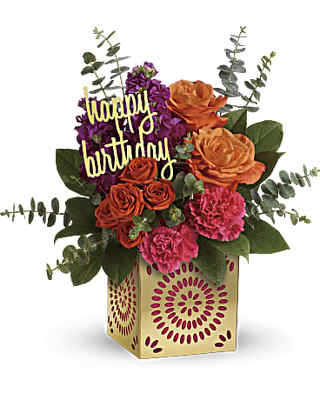 Birthday Celebration Bouquet<br><b>FREE DELIVERY from Flowers All Over.com 