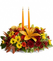 Bountiful Centerpiece<b><BR>FREE DELIVERY from Flowers All Over.com 