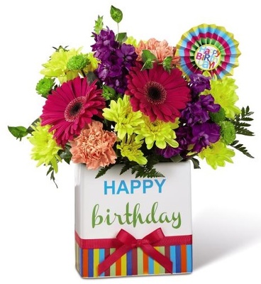 Happy Birthday To You!<br><b>FREE DELIVERY from Flowers All Over.com 