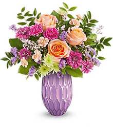 Teleflora's Pretty Glow Bouquet<br><b>FREE DELIVERY from Flowers All Over.com 