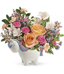 Pastel Unicorn<br><b>FREE DELIVERY from Flowers All Over.com 