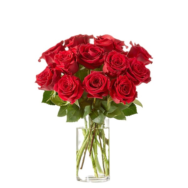 12 <b>Long Stemmed Red Roses<br>Free Weekday Delivery