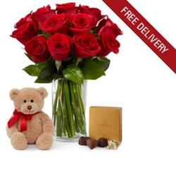 Triple Delight<br><b>Free Next Day Delivery from Flowers All Over.com 