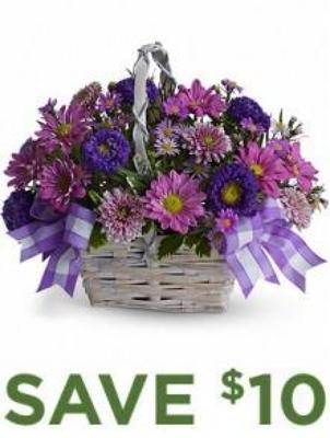 Teleflora's<br>Lavender Delights<b> from Flowers All Over.com 
