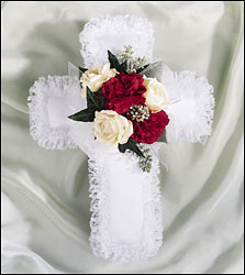 Small Satin Cross<b> from Flowers All Over.com 