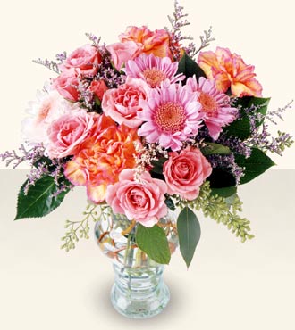 The FTD Peaceful Thoughts Bouquet from Flowers All Over.com 