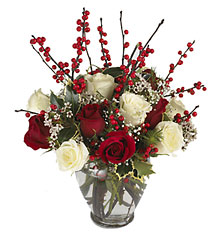 Holiday Romance Bouquet<b> from Flowers All Over.com 