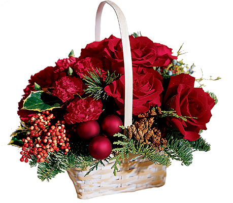 Holiday Garden Basket<B> from Flowers All Over.com 