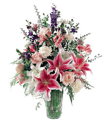 Star Gazer Bouquet<b> from Flowers All Over.com 