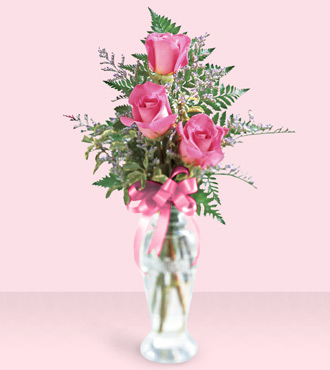 FTD Triple Delight Rose Bouquet from Flowers All Over.com 