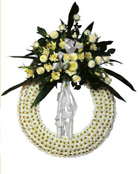 China- Wreath from Flowers All Over.com 