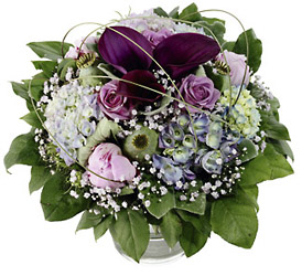 Denmark- Bouquet of Mixed Cut Flowers from Flowers All Over.com 
