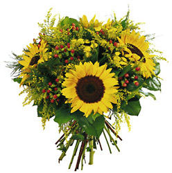 Greece- Bouquet of Sunflowers from Flowers All Over.com 