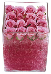 Greece- Pink Rose Arrangement from Flowers All Over.com 