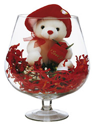 Greece- Flowers and Teddy Bear from Flowers All Over.com 