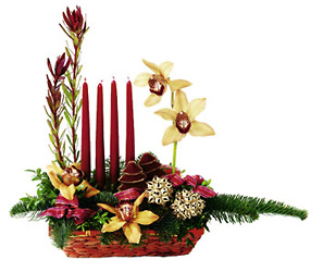 Hungary- Advent Table Decoration from Flowers All Over.com 