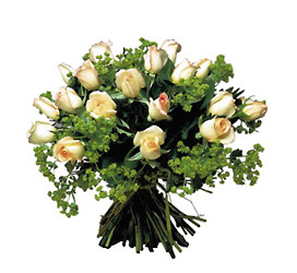 Italy- Bouquet of Short Stemmed Roses from Flowers All Over.com 
