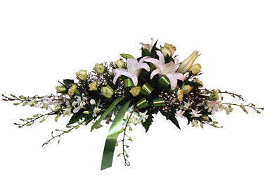 Indonesia- Funeral Spray from Flowers All Over.com 