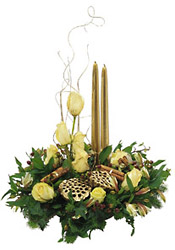 Festive Arrangement from Flowers All Over.com 