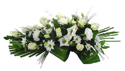 Funeral Spray from Flowers All Over.com 