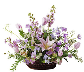 Japan- Pink Seasonal Arrangement from Flowers All Over.com 