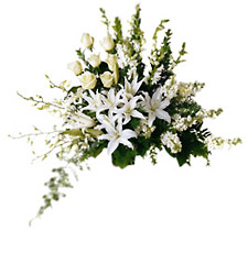 Light in Your Honor Arrangement from Flowers All Over.com 