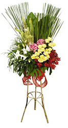 Standing Arrangement from Flowers All Over.com 