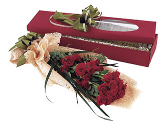 Korea- Red Rose Arrangement from Flowers All Over.com 