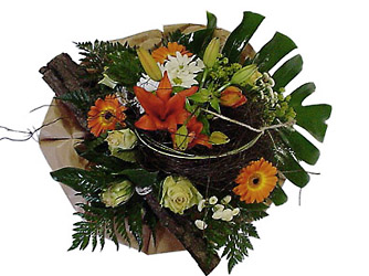 Luxembourg- Bouquet of Mixed Cut Flowers from Flowers All Over.com 